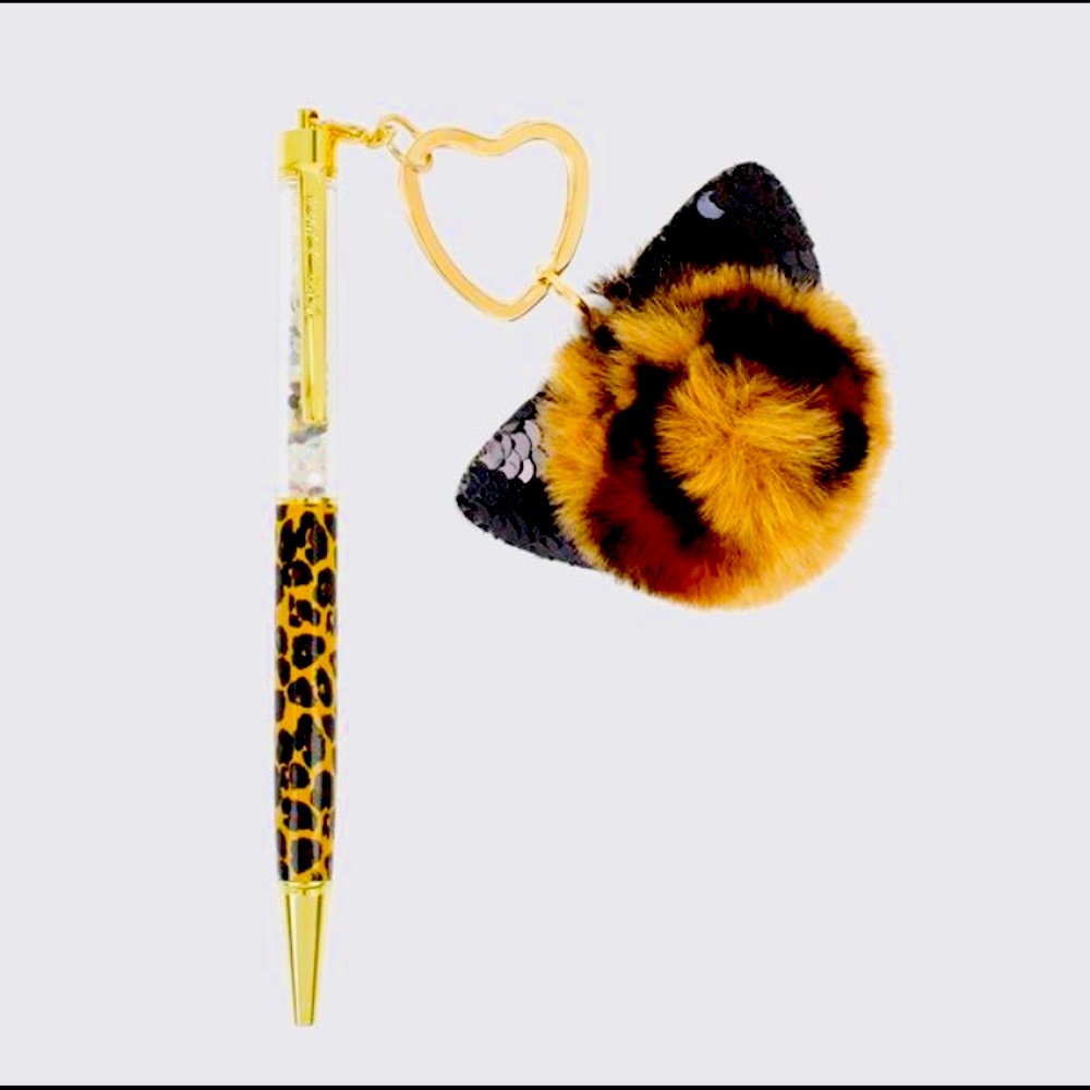 New Betsey Johnson LEOPARD PEN LEOPARD
